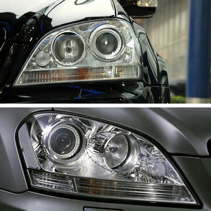 фото №14, Комплект kloszy фара передньої скло mercedes ml w164 2005-2007