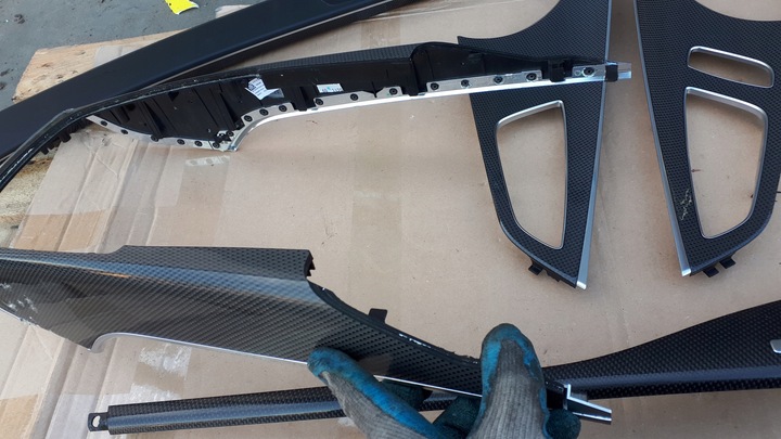 фото №10, S7 4g a7 декоры планки дверь консоли карбон rs7