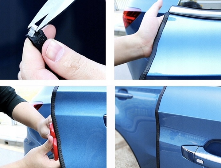 фото №16, Армована прокладка крайова na край двері гумова 5m профіль захист міцна