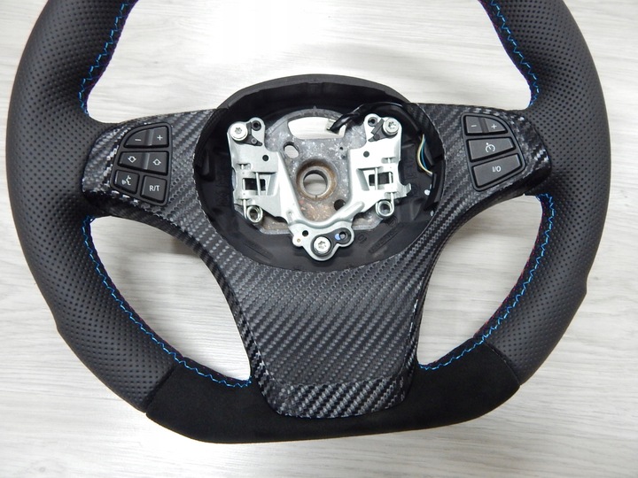 фото №9, Bmw x5 e53 x3 e83 - руль новая кожа sport алькантара 3-385-e53-1-mf