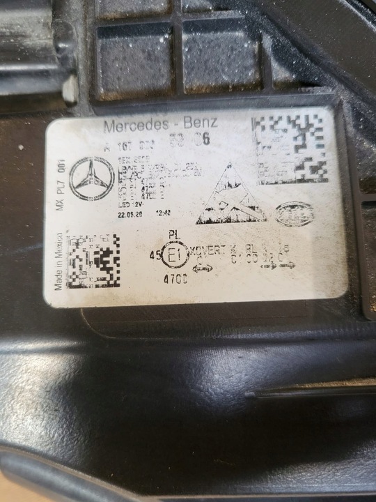 фото №15, Mercedes gle 167 полный led multibeam лампы перед