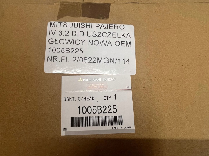 фото №7, Mitsubishi pajero iv 3.2 did уплотнитель головки новая oem 1005b225