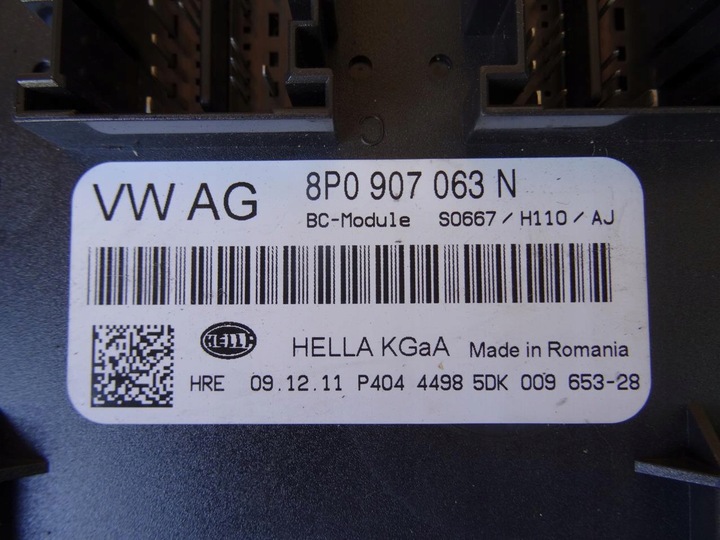 фото №14, Audi a3 8p рестайлінг 08-12 модуль комфорту bcm 8p0907063n