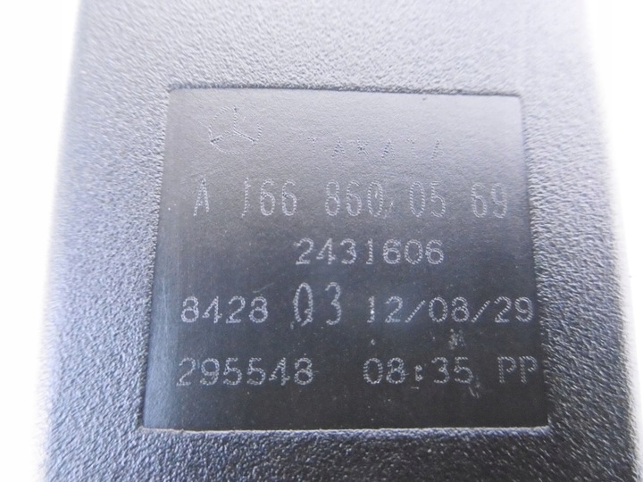 фото №6, Застёжка ремня левый зад задняя mercedes ml gl w166