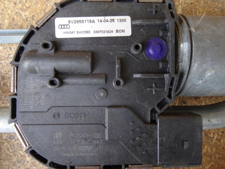 фото №9, Audi a3 8v 12-20 механізм двигунчик двірник перед переднє 8v2955023d