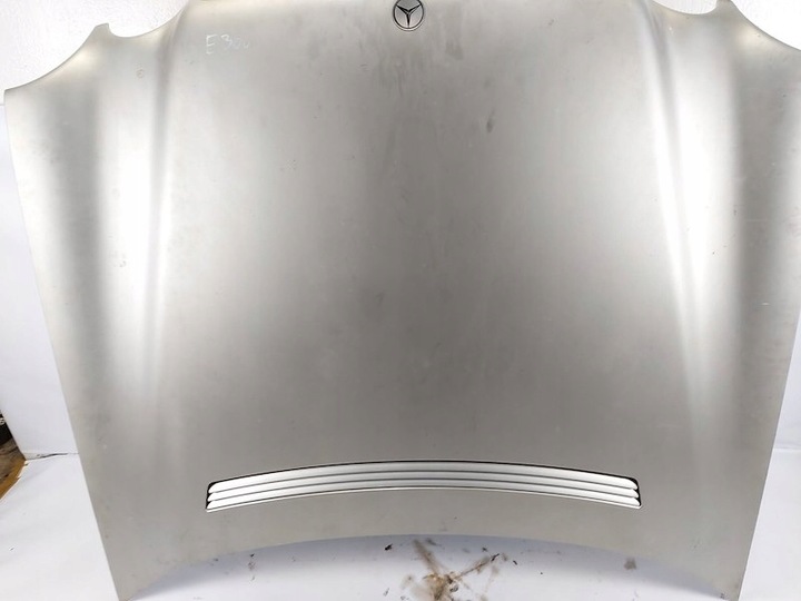 фото №9, Капот крышка двигателя решётка радиатора решётка значок логотип mercedes e класс w210