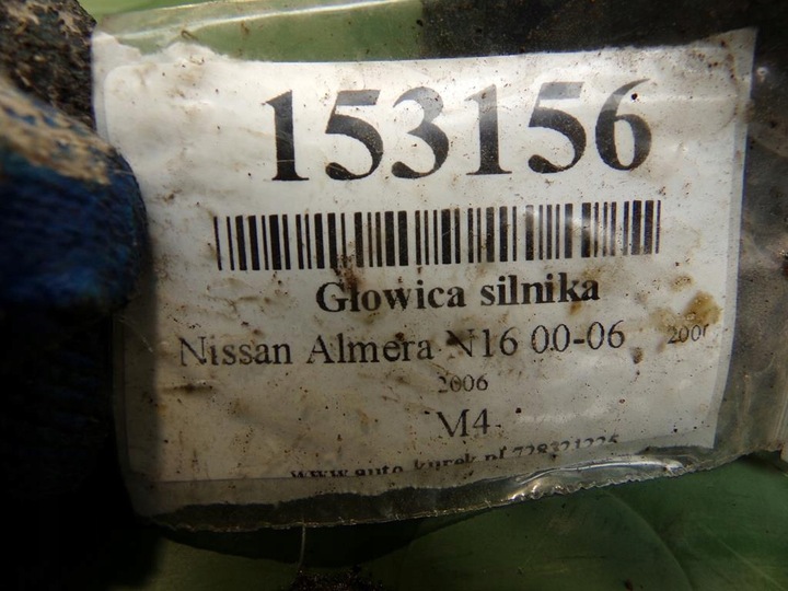 фото №9, Nissan almera n16 1.8 16v головка комплектная