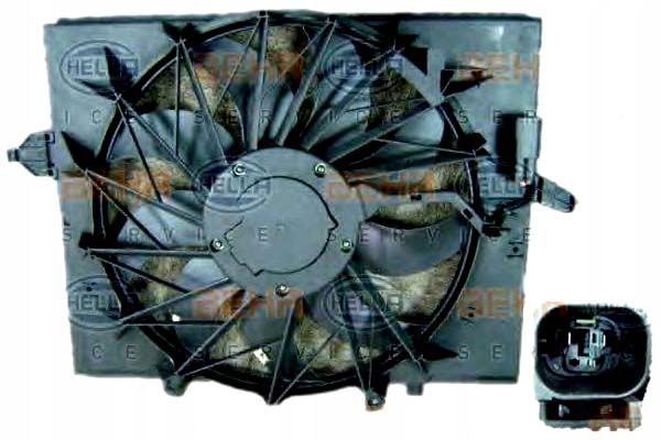 фото №2, Вентилятор радиатор [hella]