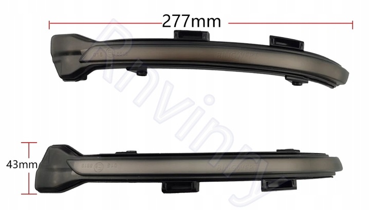 фото №6, Динамічний поворотник led rnvinry do vw golf 7 gti r gte gtd mk7.5