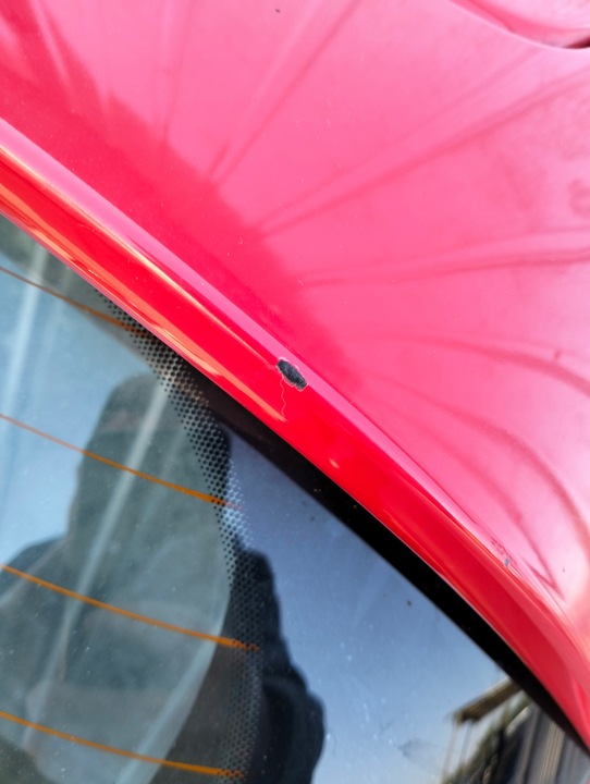 фото №11, Крышка багажника ford fiesta mk7 vii годы 2008-2012 красная 3d 3 дверь