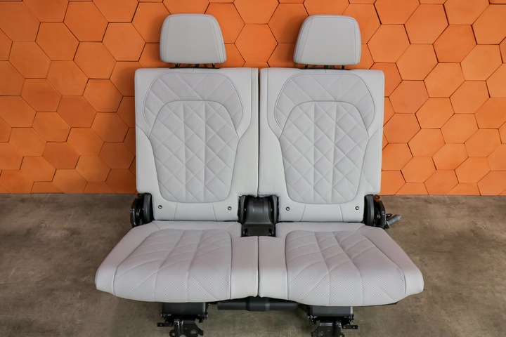 фото №16, Bmw x7 g07 lci салон сидіння диван 3 rzędy пам'ять підігрів silverstone 1 km