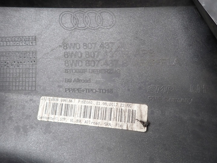 фото №11, Бампер перед переднє audi a4 8w b9 2015-2019r allroad 8w0807061