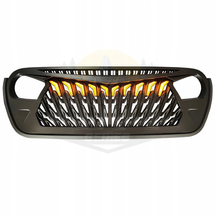 фото №1, Решітка радіатора з лампа led jeep wrangler jl