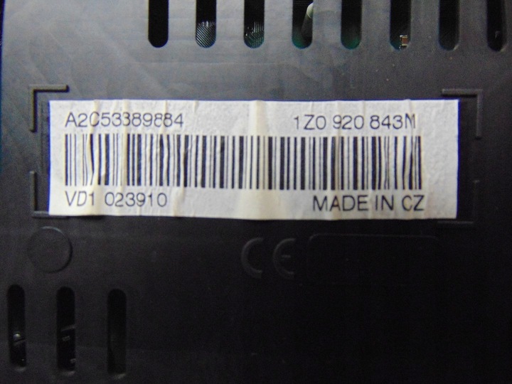 фото №11, Спидометр манометр skoda octavia ii рестайлинг 2.0 tdi 4x4 1z0920843m