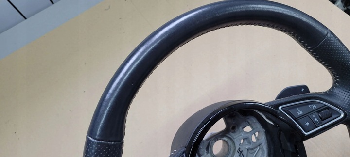 фото №7, A6 c7 4g рестайлинг руль кожа кожаный sline лепестки a7 4g