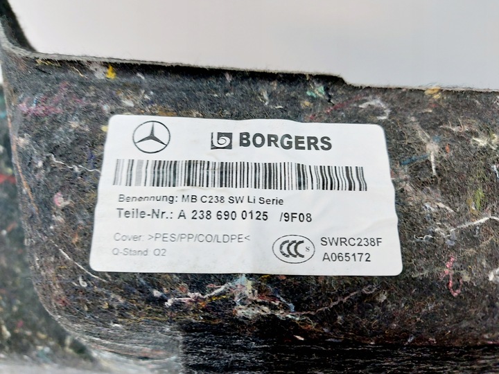 фото №5, Mercedes e-klasa w238 боковина багажника лівий купе 18r.