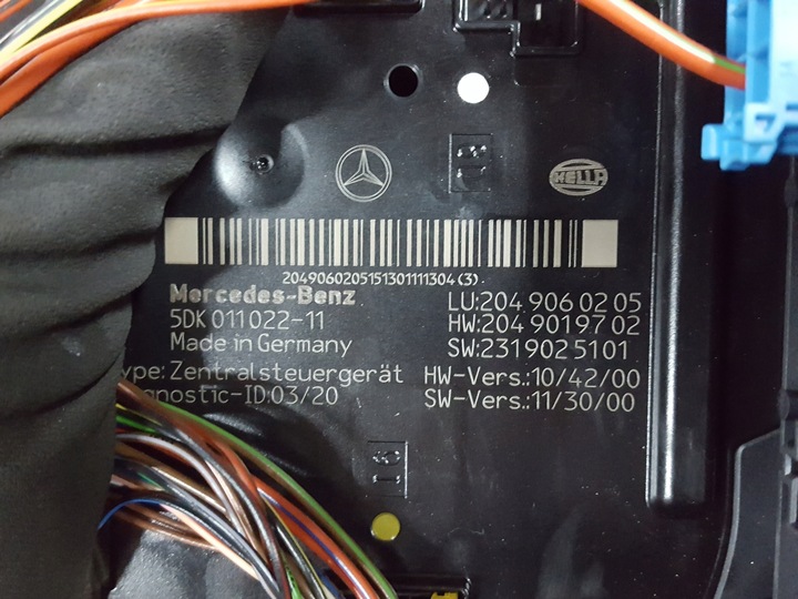 фото №3, Mercedes c клас w204 2.2 cdi модуль коробка sam