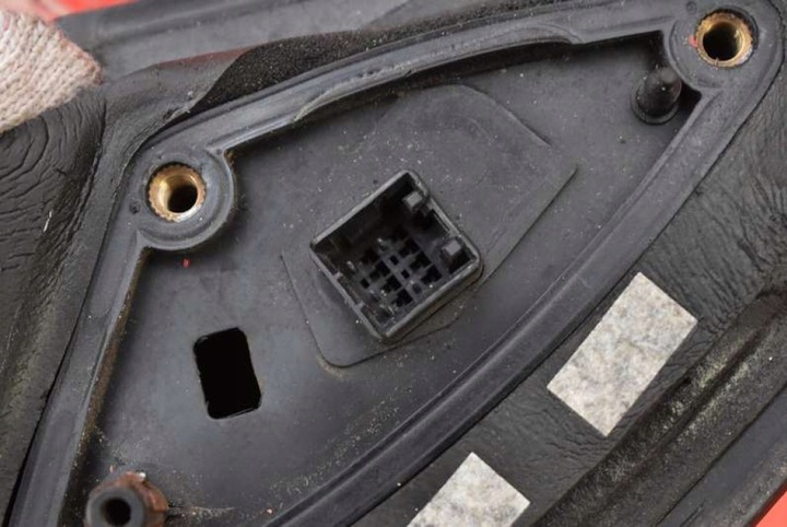 фото №11, Зеркало левая красный 015762 eu kia rio 1 i рестайлинг 02-05 5 pin