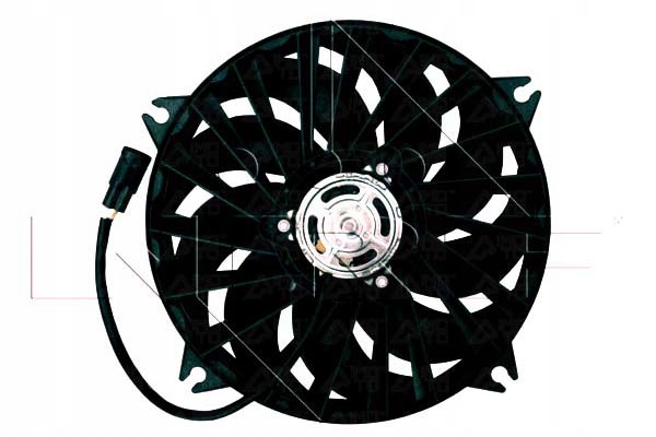 фото №2, Nrf 47354 вентилятор, охолодження двигуна