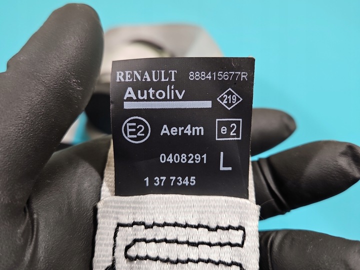 фото №9, Pas безпеки зад лівий renault scenic iii 888415677r