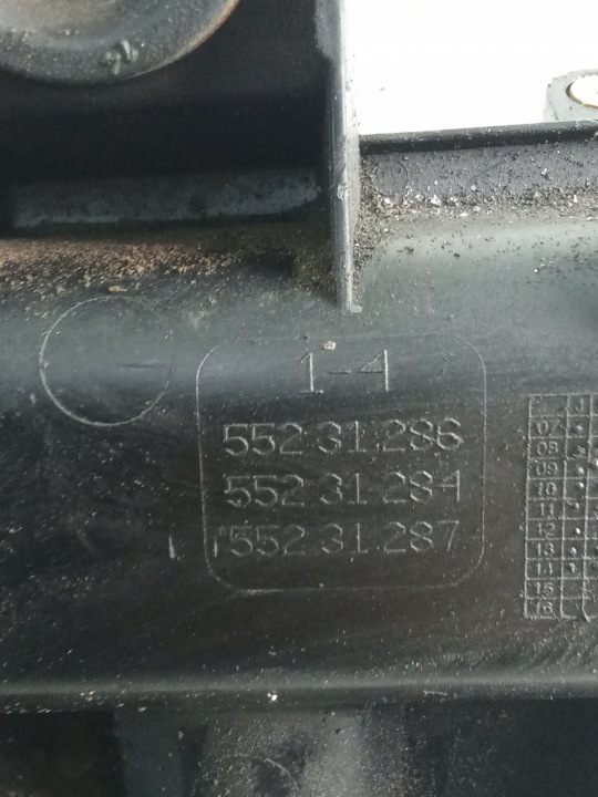 фото №5, L429 колектор впускний  opel astra k 1.3cdti 55231286