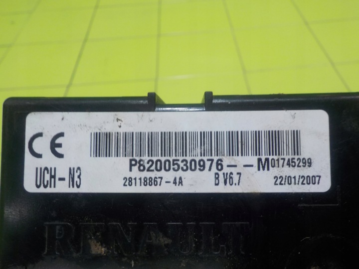 фото №5, Vivaro a i рестайлинг 2.0 cdti 07r van модуль блок управления  комфорта 8200530976
