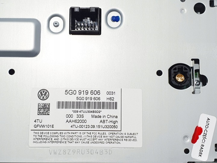 фото №13, Vw golf vii sportsvan монітор навігації mmi екран lcd 5g0919606 супер стан