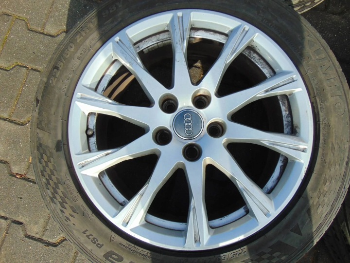 фото №10, Диски  алюминиевые диски 17'' audi a4 b9 7.5x17 et38 kumho 225/50/17