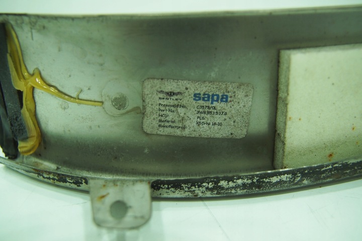 фото №8, Планка накладка порогова ліва bentley continental gt 2004r 3w8853537g