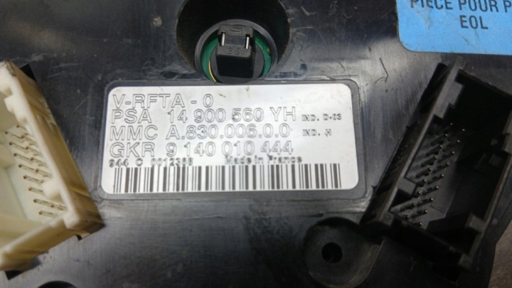 фото №8, Панель клімат-контролю lancia phedra 03r 14900560yh