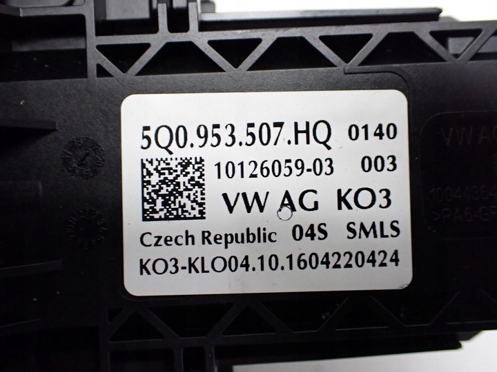 фото №8, Кермовий/підкермовий перемикач стрічка комбінований 5q0953507hq skoda octavia iii 5e 16r