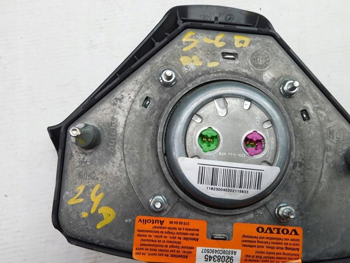 фото №7, Volvo s60 i 2002r подушка air bag водителя