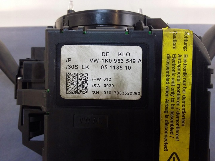 фото №6, Vw touran i перемикач комбінований стрічка 1k0953503h