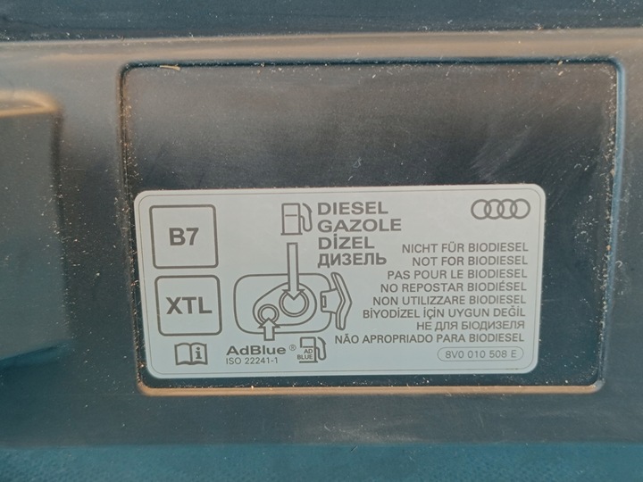 фото №10, Audi q5 fy рестайлінг 2.0tdi 150kw 2022r вкладка кришка заливання пального lx7l 80a809907