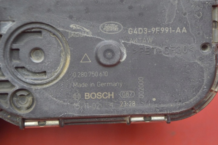 фото №7, Дроссельная заслонка g4d3-9f991-aa 0280750610 jaguar xe x760 2.0 d 180 km 14-19