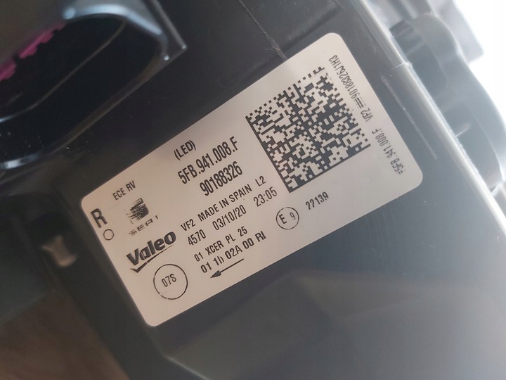 фото №12, Seat leon iv 4 лампа права повний led 5fb941008f