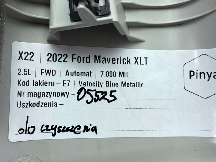 фото №7, Праві передні обшивка стійка стійка ford maverick 2022+ usa