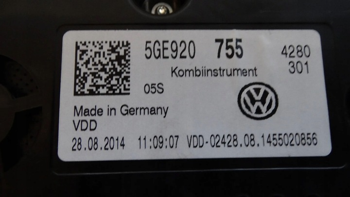 фото №6, Спидометр манометр 5ge920755 vw e-golf vii