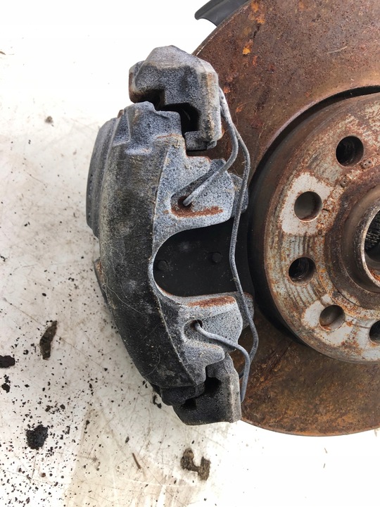 фото №10, Vw golf v поворотный кулак левый перед 1k0