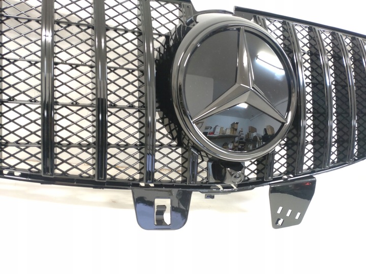фото №10, Новый решётка радиатора решётка радиатор mercedes v-klass w447 рестайлинг 2019- gt полный чёрный