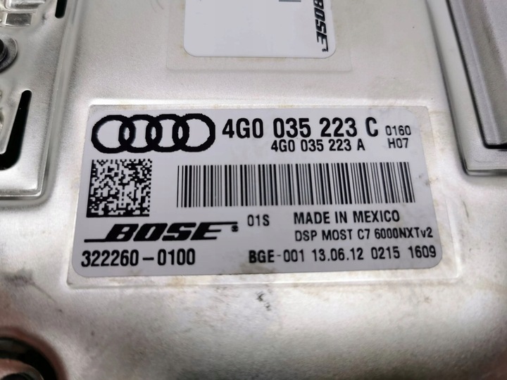 фото №6, Audi a7 s7 4g 2012 підсилювач