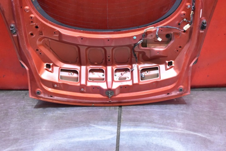фото №14, Крышка багажника зад задняя оранжевая mitsubishi eclipse iv 4g купе 06-09