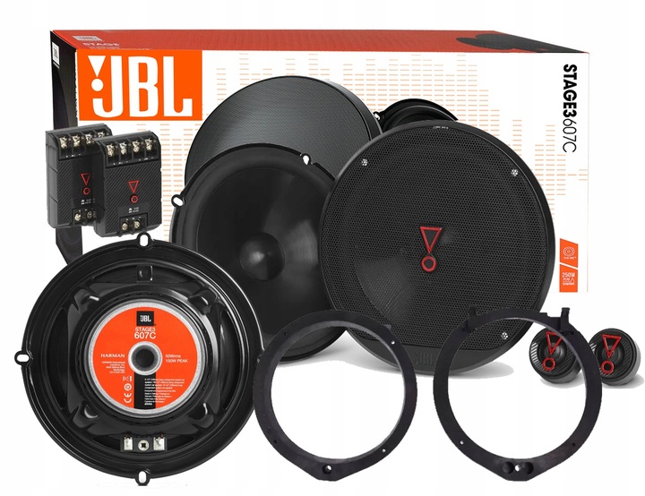 фото №1, Jbl stage3 607c динамики honda accord civic crosstour cr-z insight jazz crv