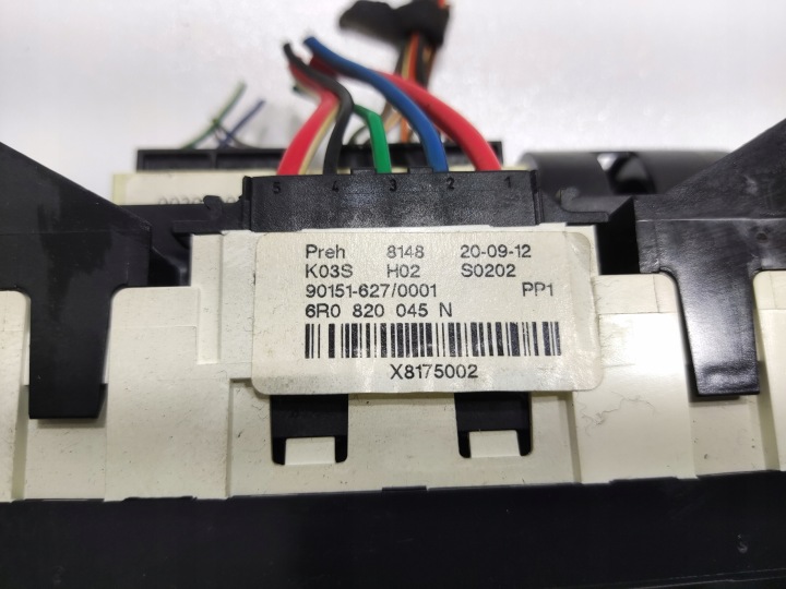 фото №8, Панель повітропровід кондиціонера volkswagen polo v 6c 6r0820045n 2009-2012 європа