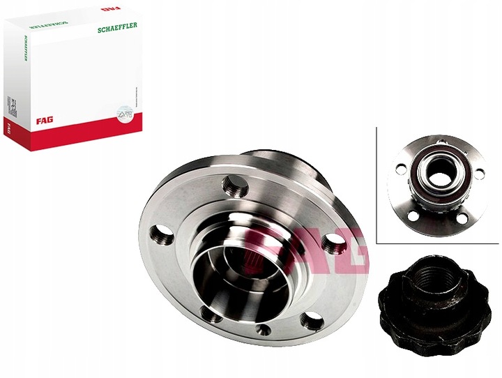 фото №1, Набор подшипник колёса з ступица перед seat ibiza v vw fox polo vi