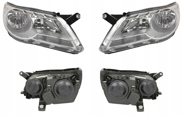 фото №1, Фара лампа vw tiguan 5n 07-11 l+p tyc
