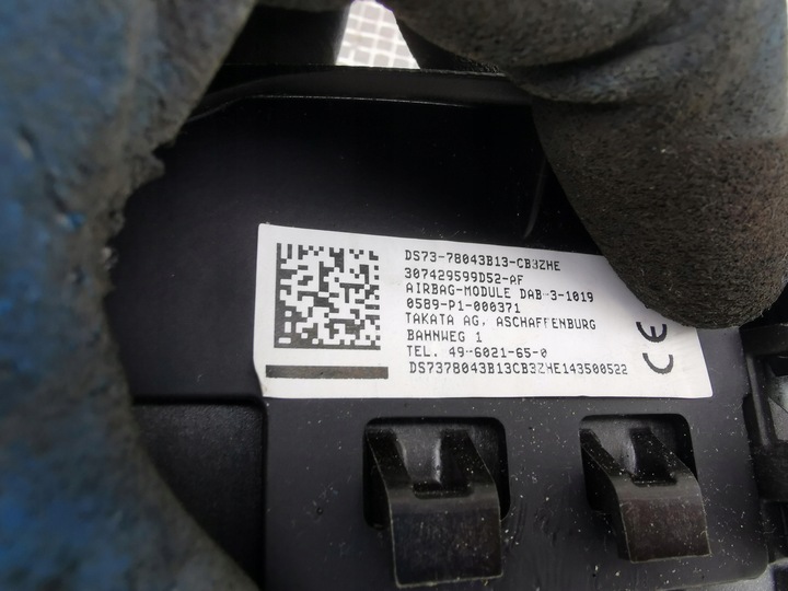 фото №10, Ford mondeo mk5 mkv 14- кермо шкіряний мультифункціональний подушка безпеки подушка