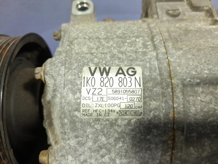 фото №4, Seat altea i 1.6b 102 km bse компресор кондиціонера 1k0820803n