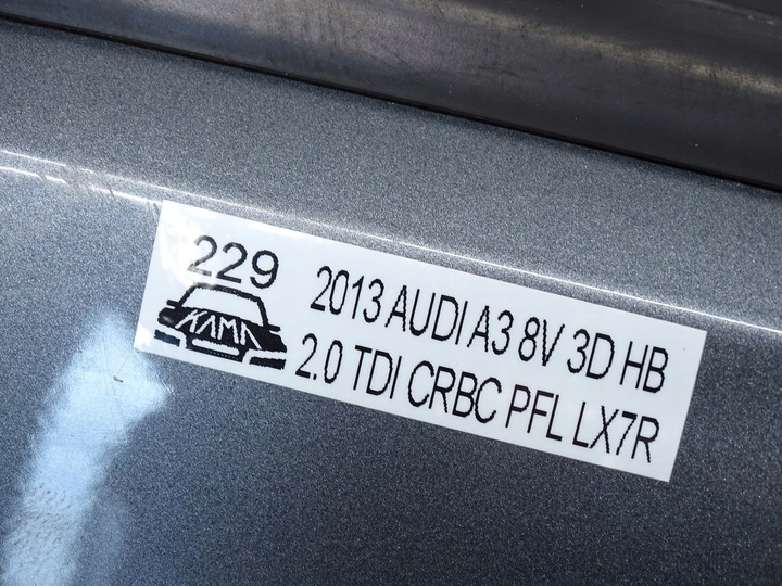 фото №15, Двері праві правий перед audi a3 8v 3d hb lx7r
