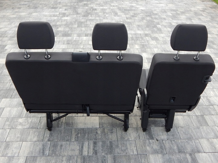 фото №8, Vw t6 t5 рестайлінг transporter caravelle сидіння сидіння диван koziołek зад austin